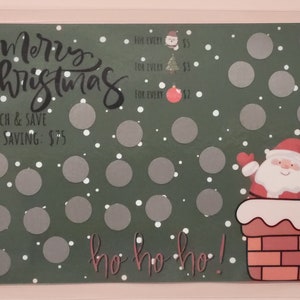 Christmas Scratch Off Saving Challenge