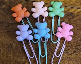 Teddy Bear paper clips | Paper clips |