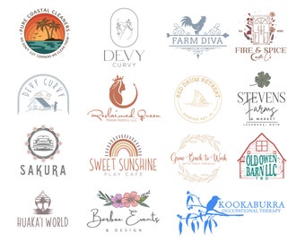 Création de logo personnalisé, Création de logo, Logo minimaliste, Logo immobilier, logo avec initiales, Logo de boulangerie, Immobilier, Logo de beauté