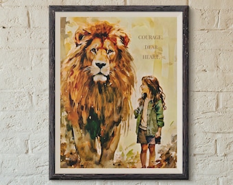 Narnia Wall Art, Literary Watercolor, Unframed Prints, 5x7-24x36