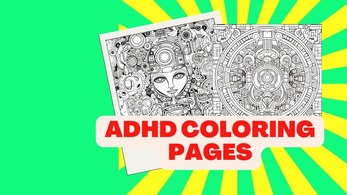 ADHD Coloring Pages Fantasy Coloring - Il 1140xN.5040075023 P33e 