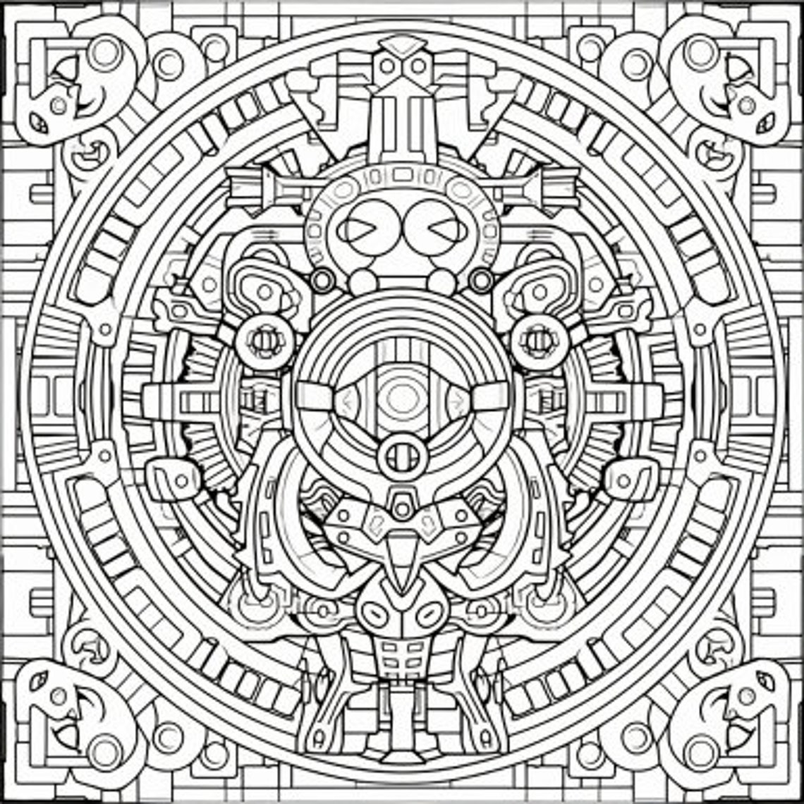 ADHD Coloring Pages Fantasy Coloring Pages for Adults Kids - Etsy