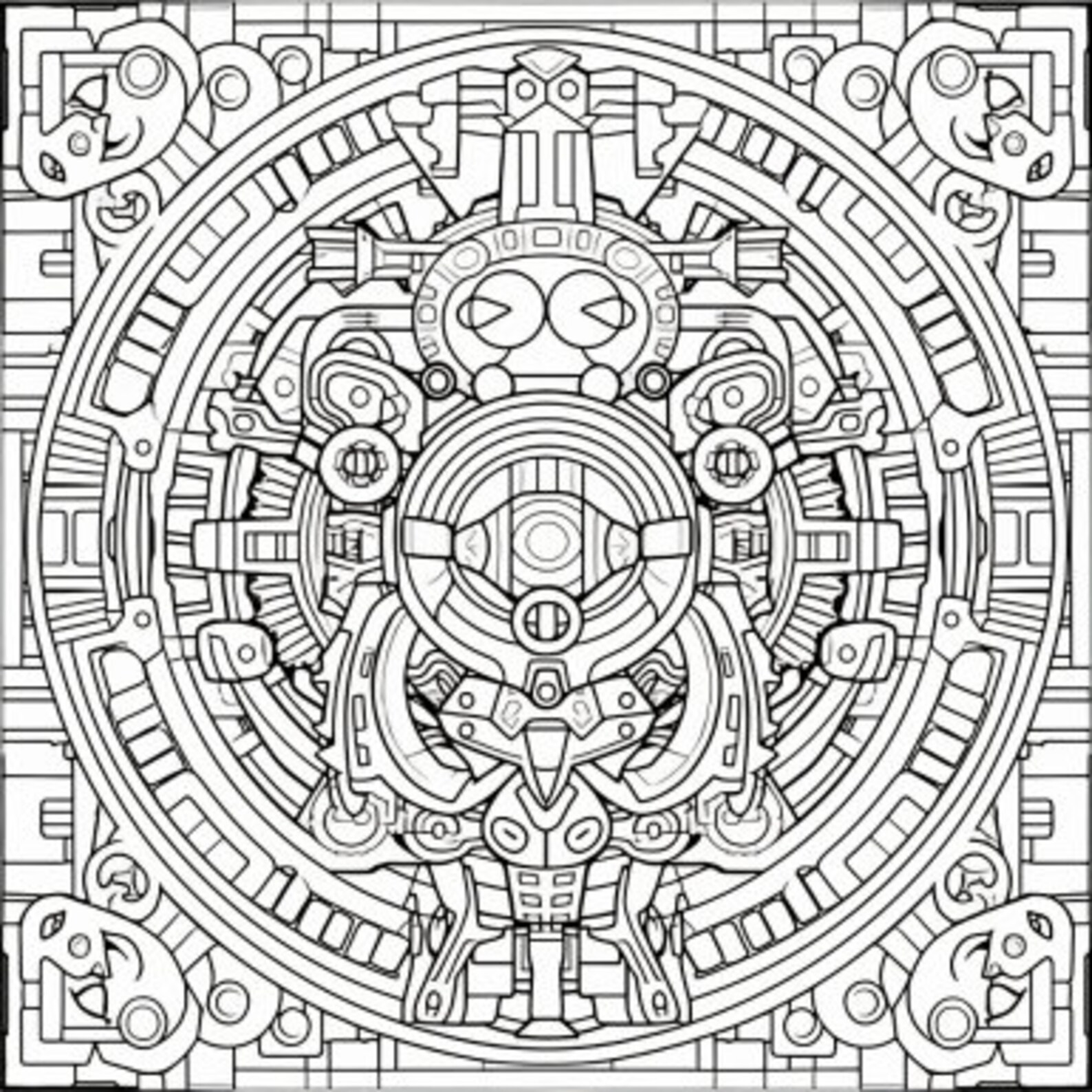 ADHD Coloring Pages Fantasy Coloring Pages for Adults Kids - Etsy