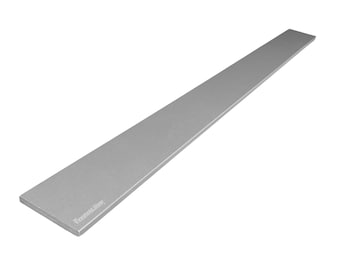Concrete Grey Engineered Marble Threshold for Shower Curb, Window Sill, Floor Transitions, and Shelves. Eased Edge Custom Cut Lenght