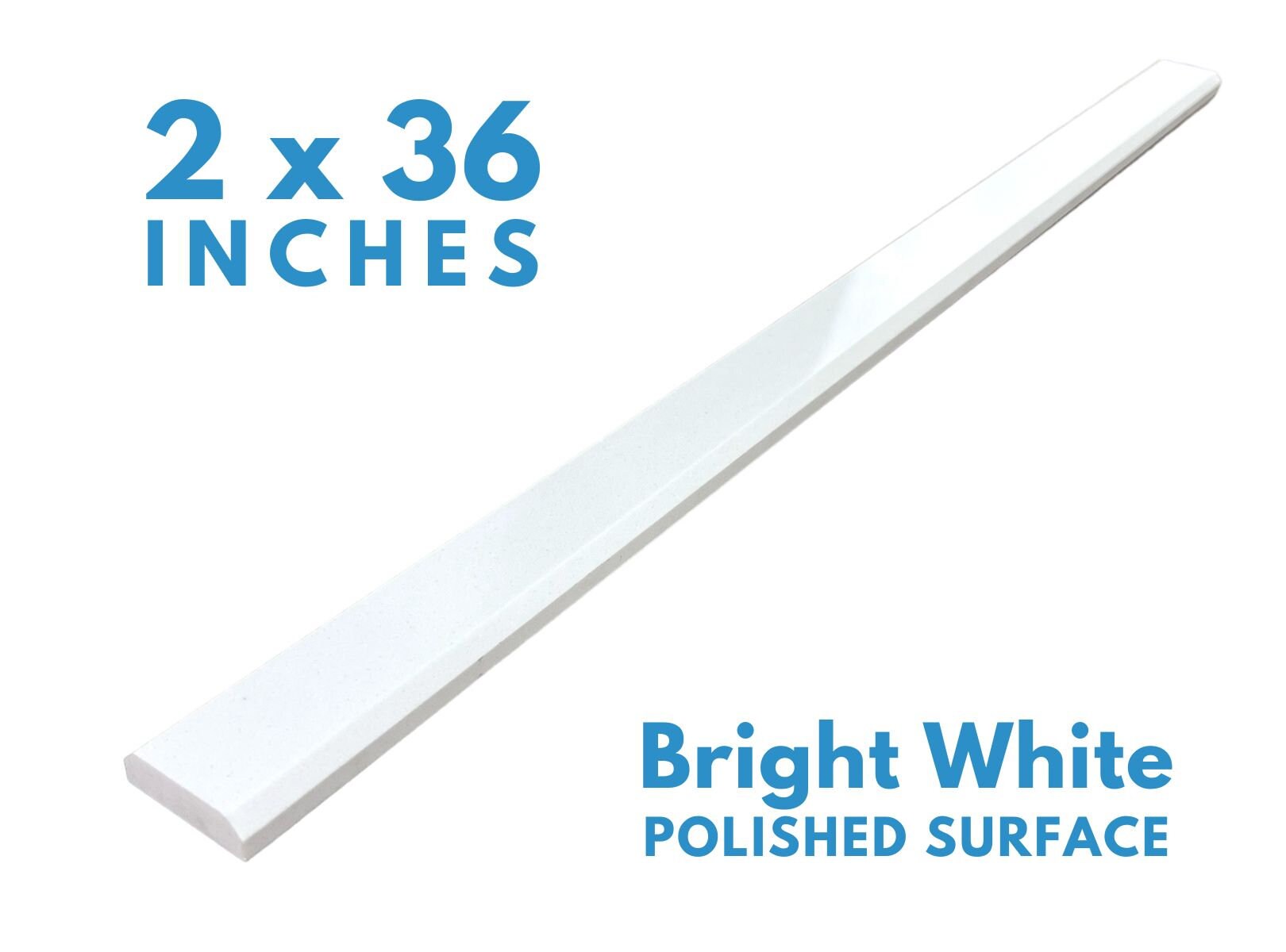 2 X 36 Inches Double Beveled Marble Threshold for Floor