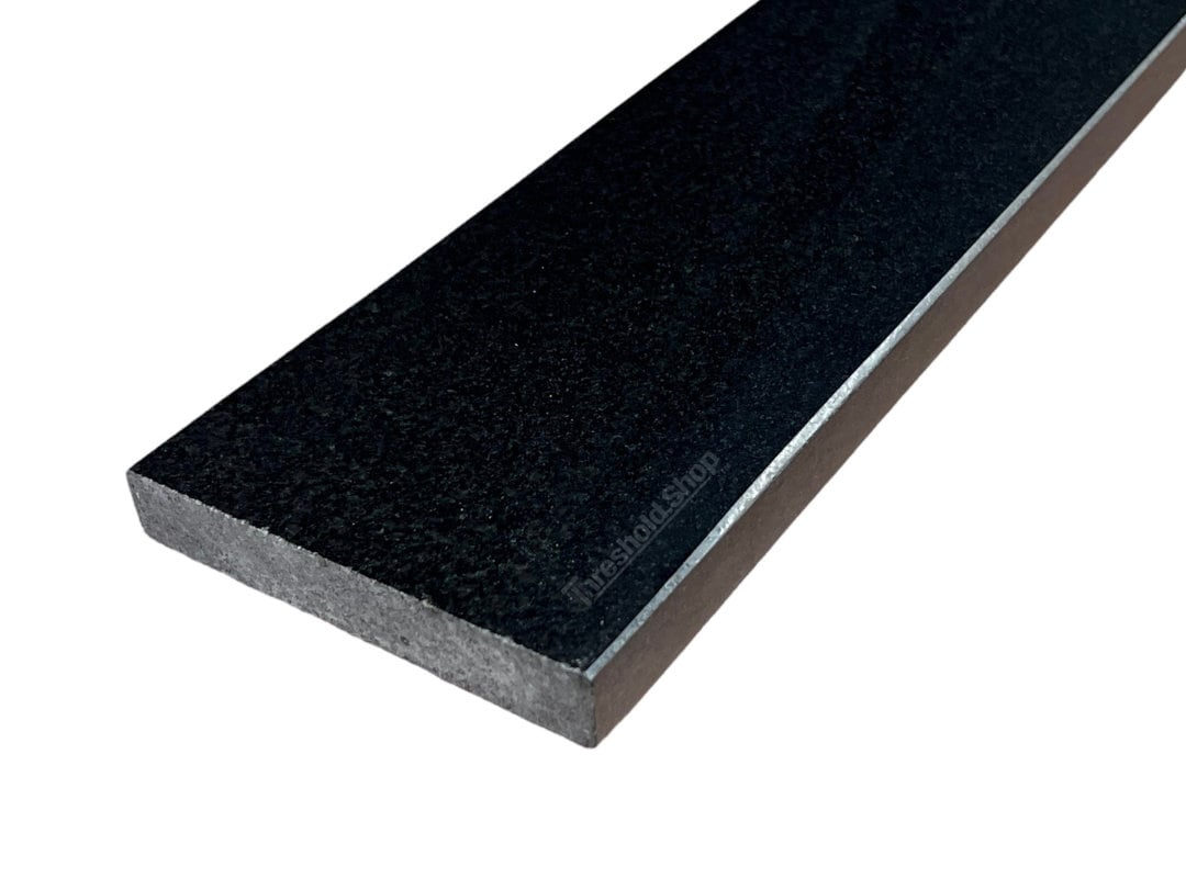 6x60 Absolute Black Granite Threshold Marble Saddle Use as Shower Curb
