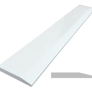 Threshold.Shop | Single Hollywood Super White Engineered Marble Threshold for Floor Transitions | Custom Cut Lenght