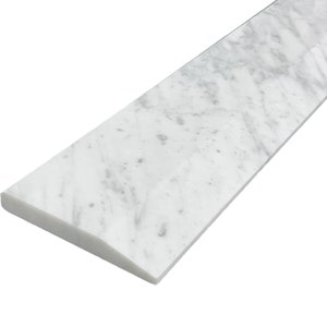 Single Hollywood White Carrara Marble Threshold for Floor Transitions ...