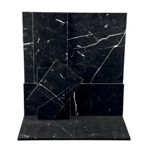 Choose your size | Custom Black Marble Slab | Nero Marquina
