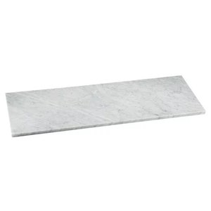 Custom Size | Shower Bench Seat White Carrara Marble