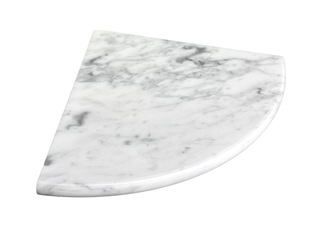 18 Inch White Carrara Marble Shower Seat Etsy