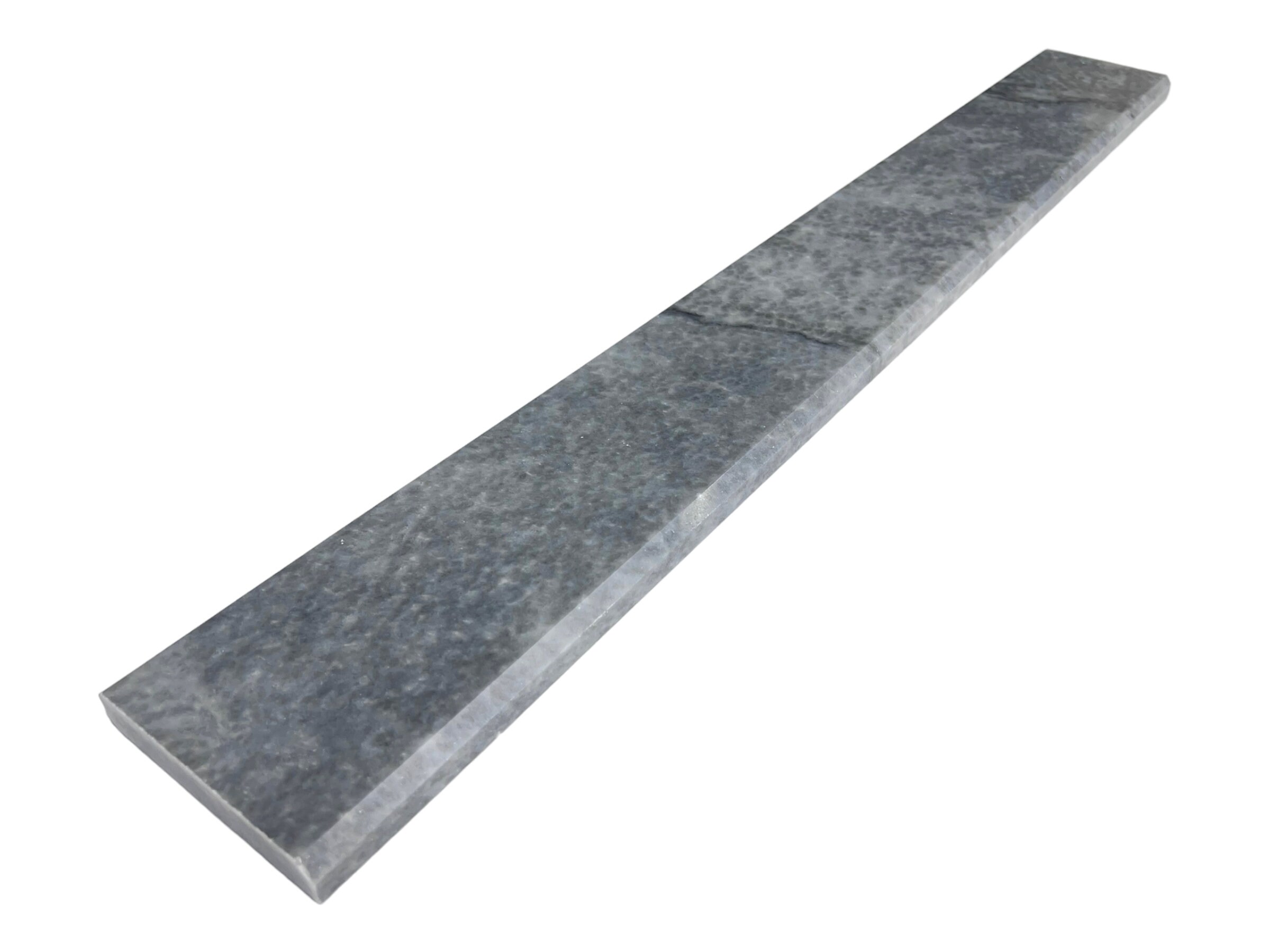Bardiglio Gray Marble Threshold for Shower Curb, Window Sill, Floor