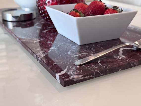 Custom size | Rosso Levanto Polished Marble | Night Stand Top, Marble Shelf, Radiator Top, Dresser Top, Coffe Table