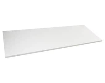 Custom Size | Shower Bench Seat Super White Engineered Marble