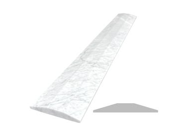 Double Hollywood White Carrara Marble Threshold for Floor Transitions | Custom Cut Lenght