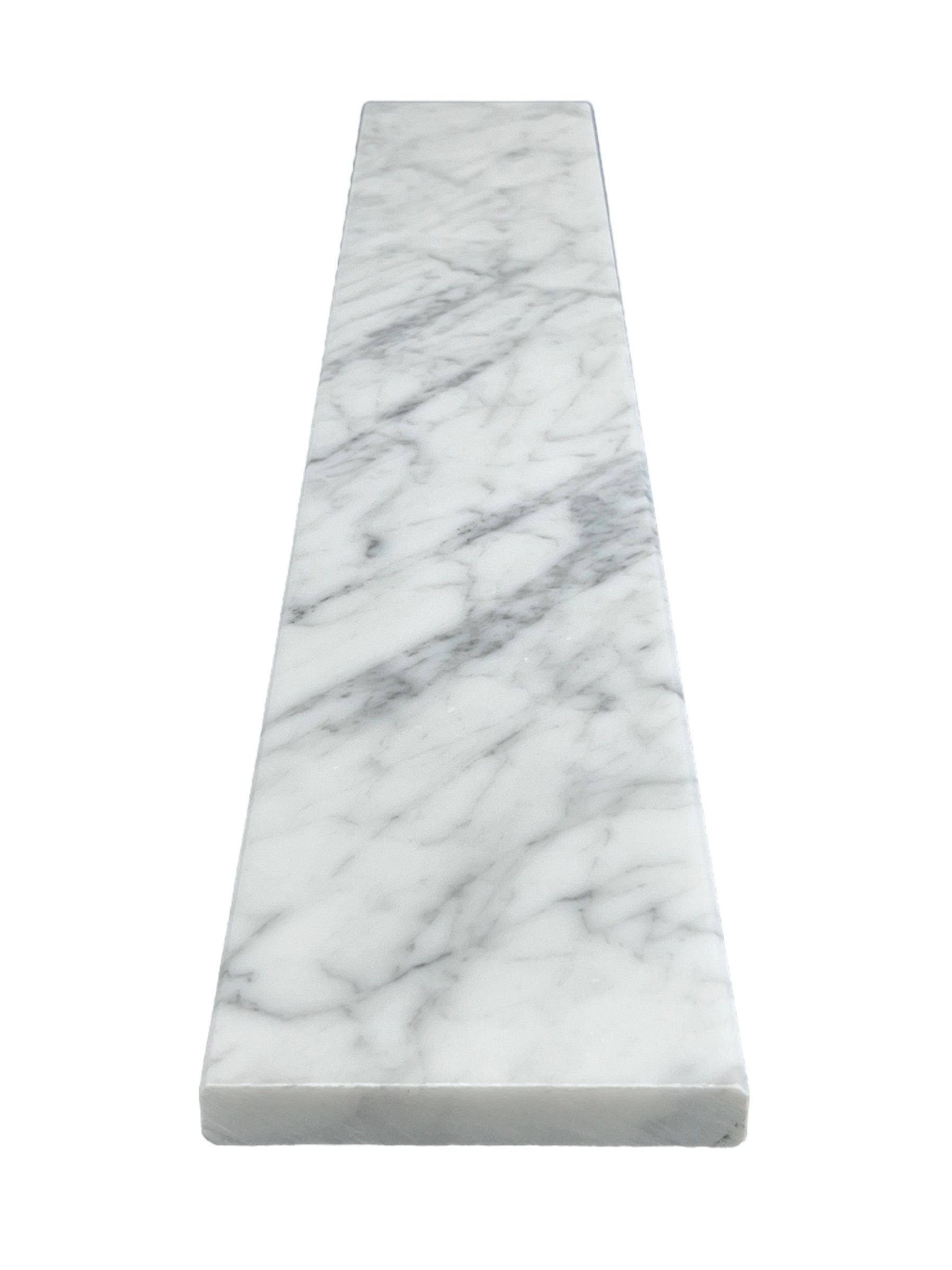 60 Inch Italian White Carrara Marble Shower Curb Top Custom Etsy
