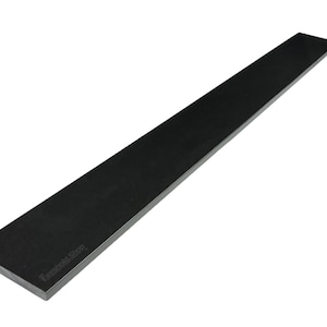 Solid Black Granite Threshold for Shower Curb, Window Sill, Floor Transitions, and Shelves. Eased Edge Custom Cut Lenght