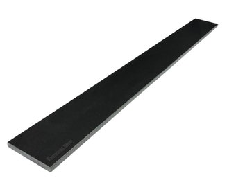 Solid Black Granite Threshold for Shower Curb, Window Sill, Floor Transitions, and Shelves. Eased Edge Custom Cut Lenght