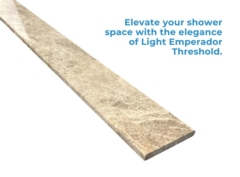 Light Emperador Marble Threshold for Shower Curb, Window Sill, Floor