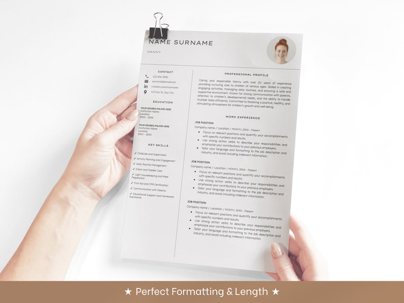 Nanny Resume Template Professional - Il 794xN.6253108891 4sdr 
