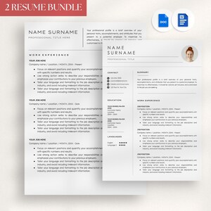 Clean Resume, Resume Template, Resume Google Docs, Resume Template Word, Minimalist Resume, Executive Resume, Ats Resume Template, Simple
