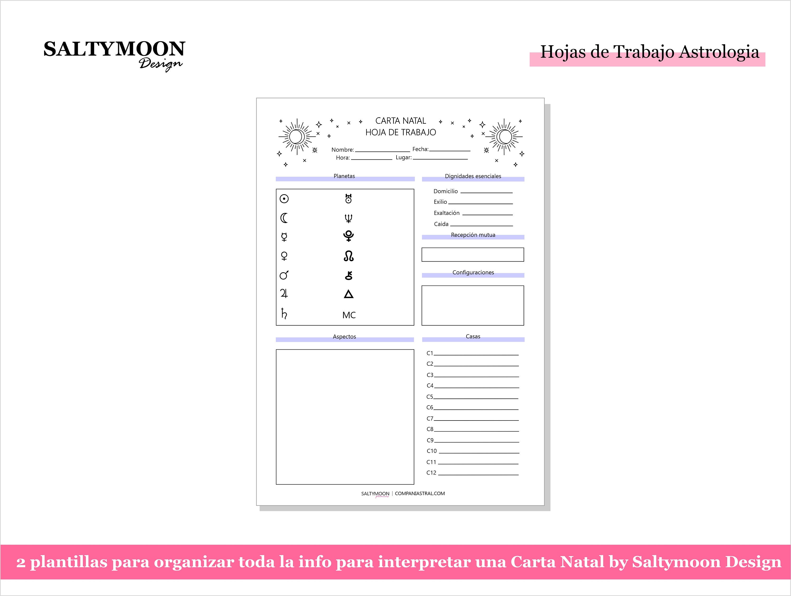 Printable Astrology Worksheets/ Printable Worksheets to Make Etsy Printable Astrology Worksheets/ Printable Worksheets to Make Etsy