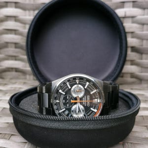 Custodia da viaggio per orologio singolo, custodia con cerniera per orologio da polso, protezione per smartwatch