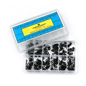 300pcs Waterproof Rubber O Ring Watch Repair Tool Crown O-Ring Watch Head gasket