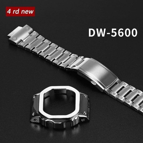 Casio DW5600, GWM-B5000, Men's Watch Full Metal Case and Bracelet