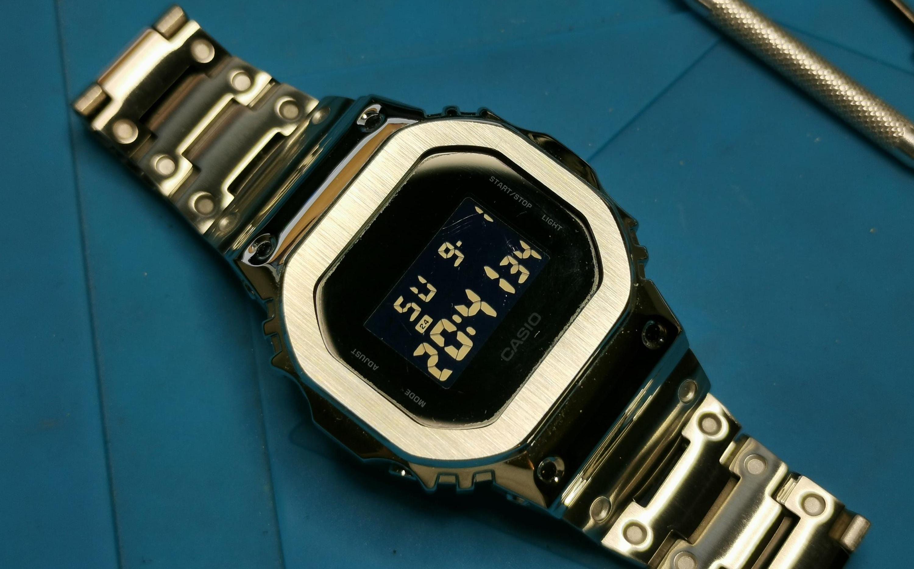 Casio DW5600, GWM-B5000, Men's Black Watch Full Metal Case Casio DW5600, GWM-B5000, Men's Black Watch Full Metal Case