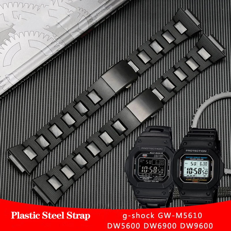 Plastic, Metal, Steel Band for Casio G-SHOCK DW-5600 DW6900 DW9600