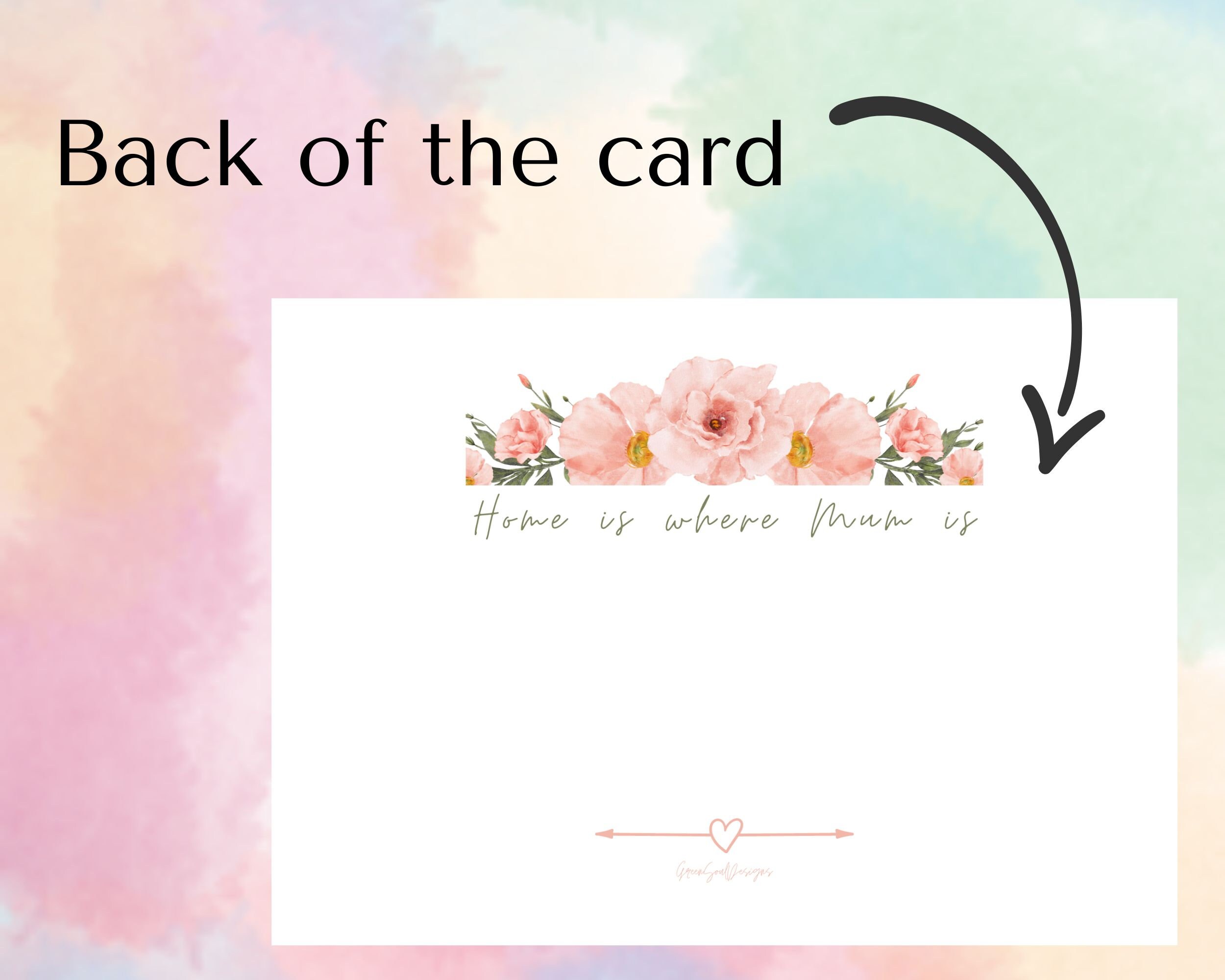 Printable Mother's Day Card 5"x7" | Printable Card | Instant Download ...
