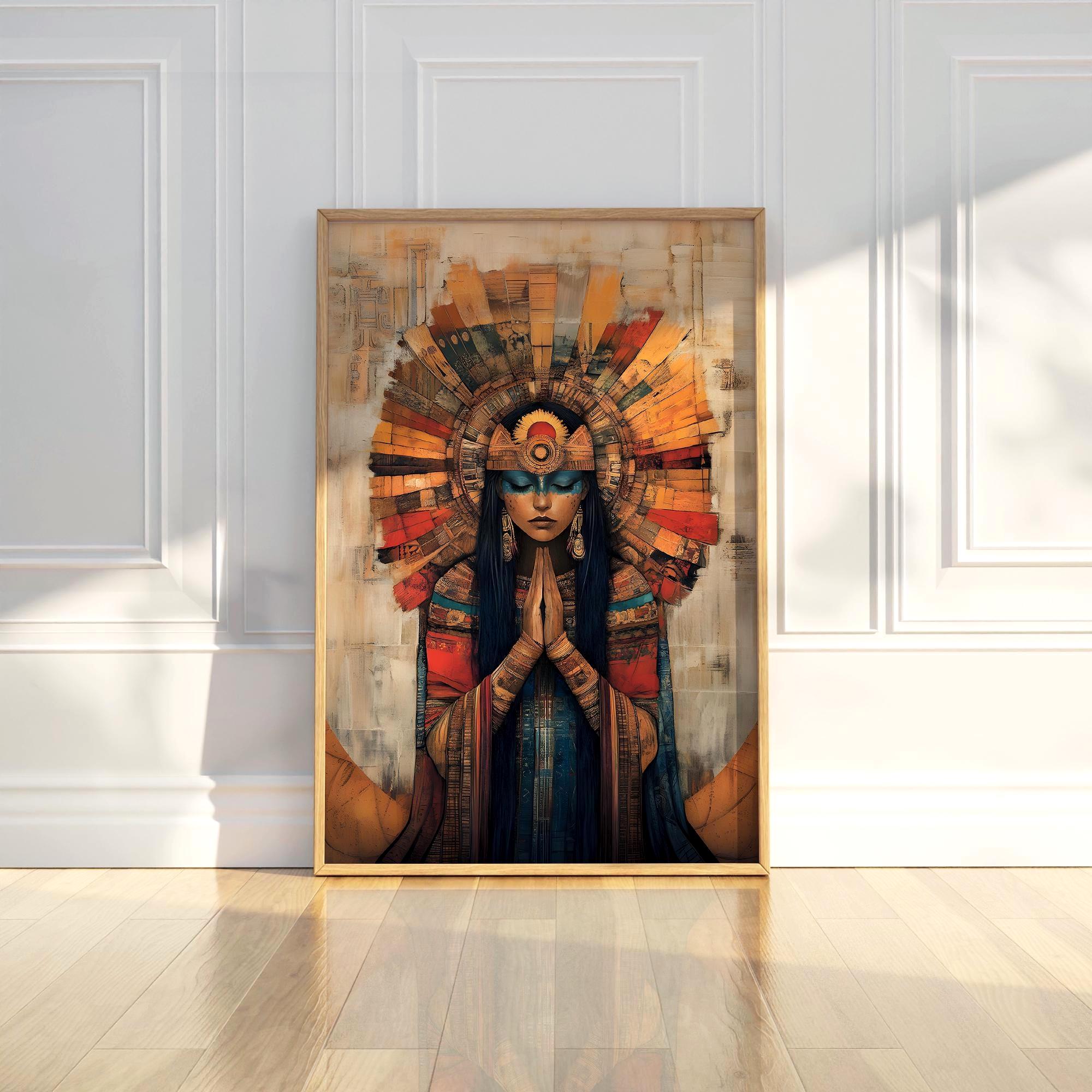 Pachamama Wall Art Incan Goddess of Fertility and Harvest Incan ...
