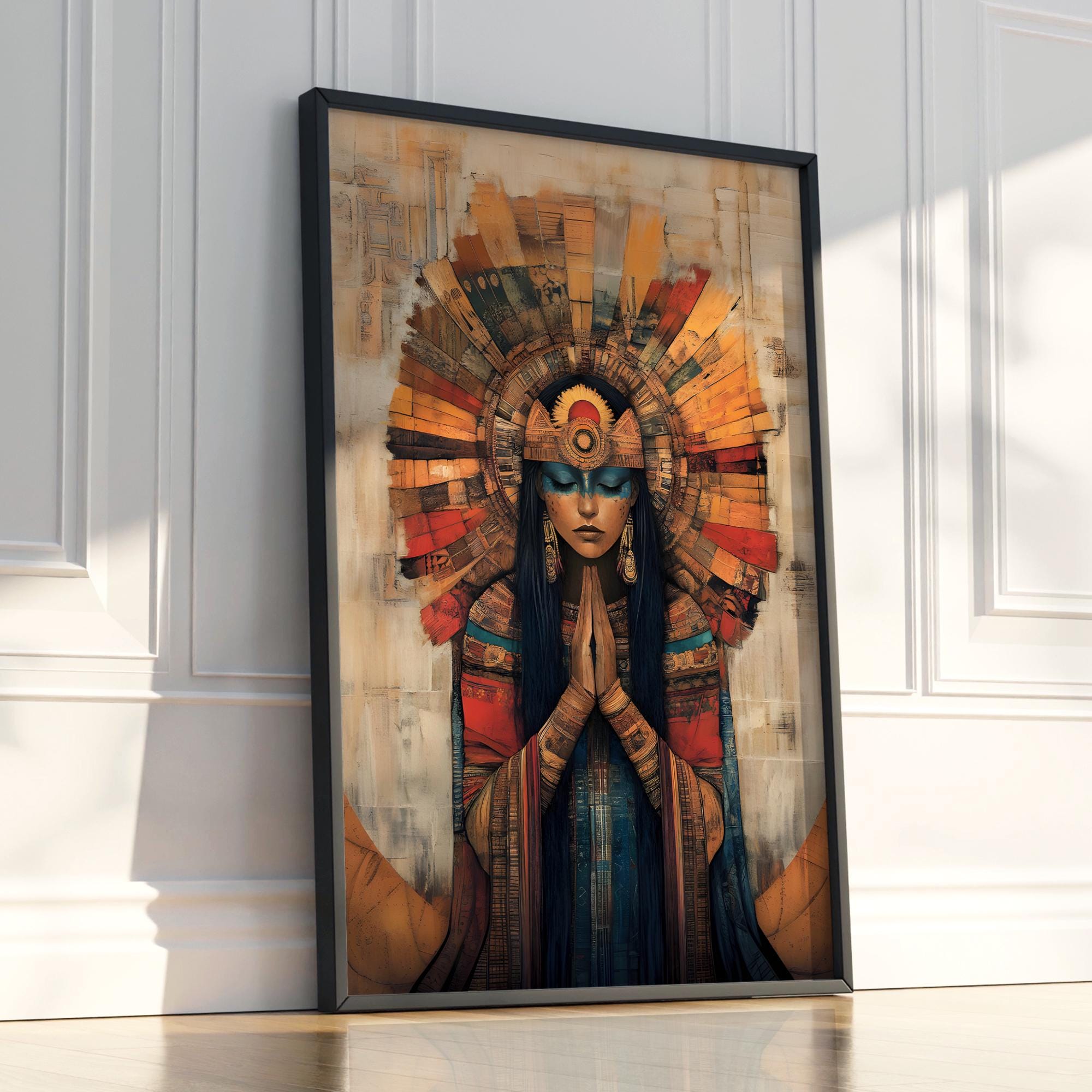 Pachamama Wall Art Incan Goddess of Fertility and Harvest Incan ...