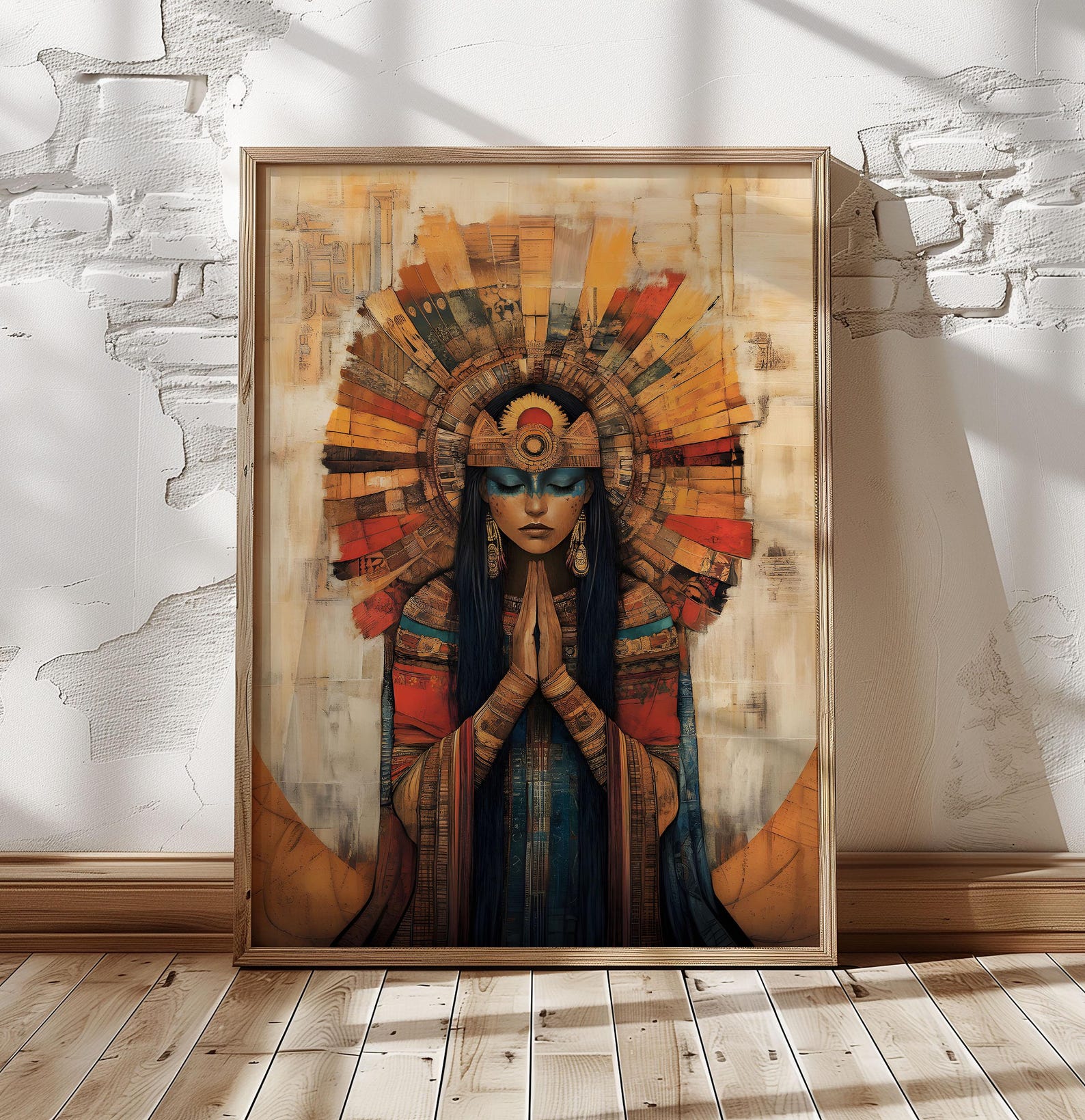 Pachamama Wall Art Incan Goddess of Fertility and Harvest Incan ...