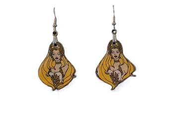 She-Ra handmade dangle earrings 80's classic cartoon