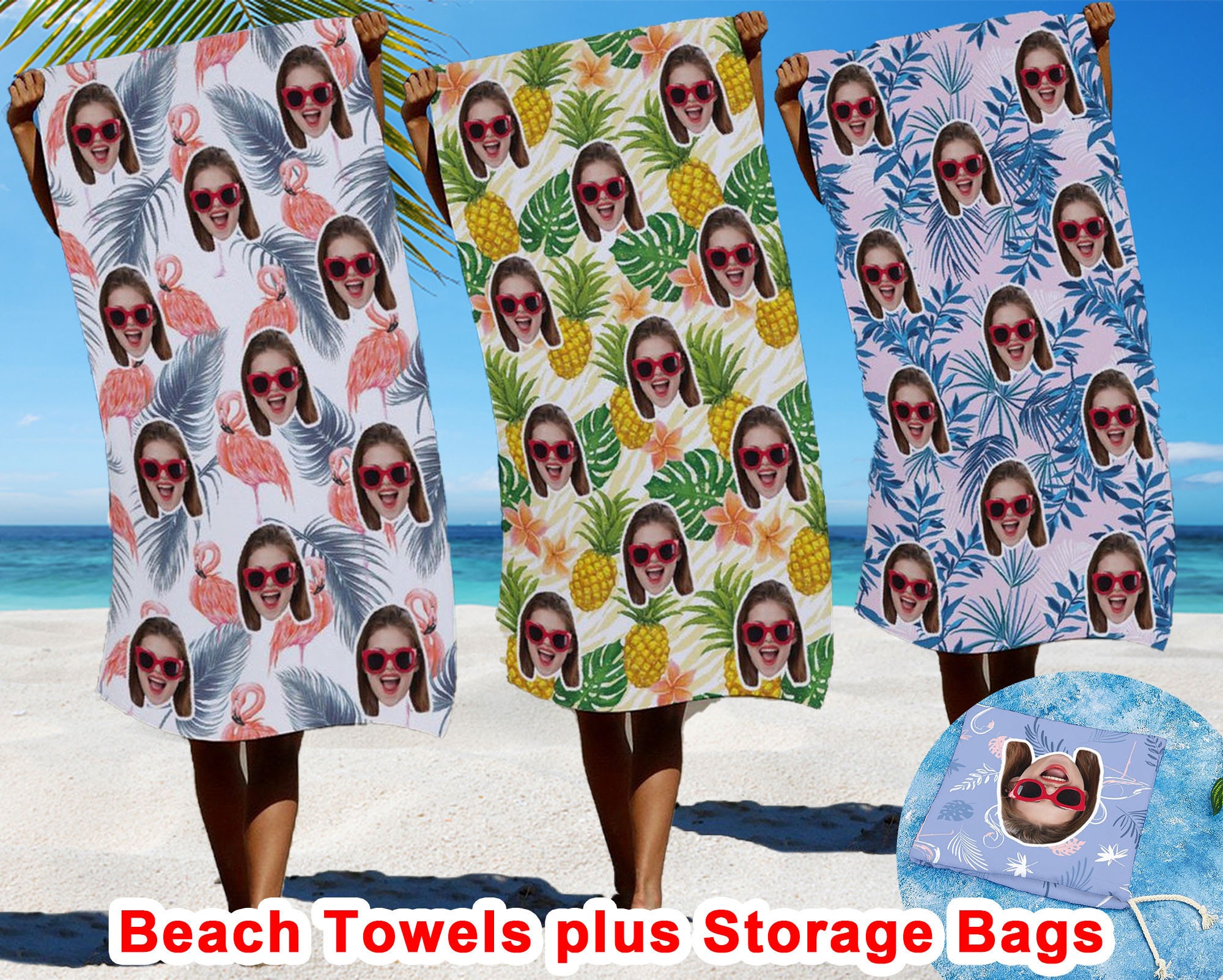 Monogram Classic Beach Towel S00 - Art of Living - Home