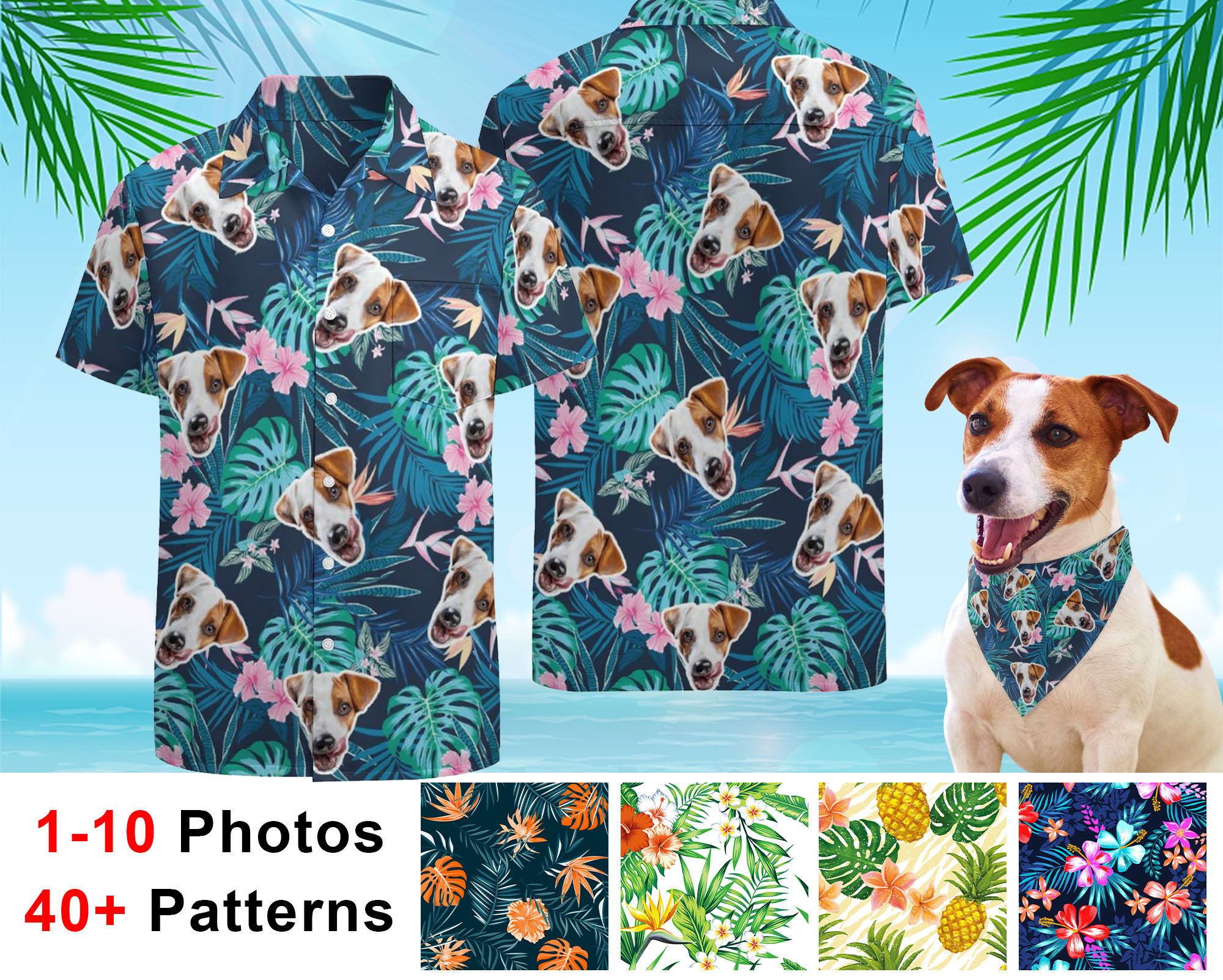 Retro & Vintage Print Hawaiian Shirts –