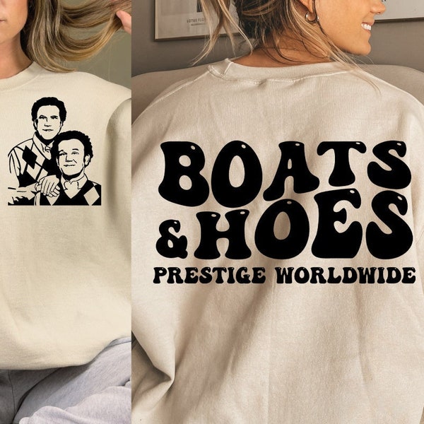 Boats & Hoes PNG Prestige Worldwide - StepBrothers - Funny - Sublimation Design - Digital Download - Step Brothers PNG