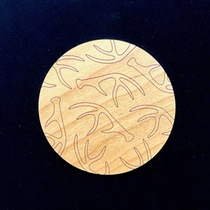Coasters SVG File, CRICUT and GLOWFORGE, Laser Cut Files | Antlers