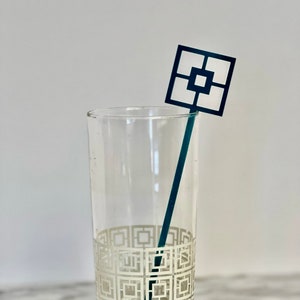 Breeze Block Swizzle Sticks SVG File | Breeze Block Drink Stirrers Laser Cut File | Party Stir Stick svg | Drink Stirrers cricut