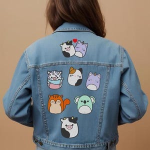 Squishmallow embroidery patches