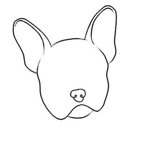 French Bulldog embroidery design