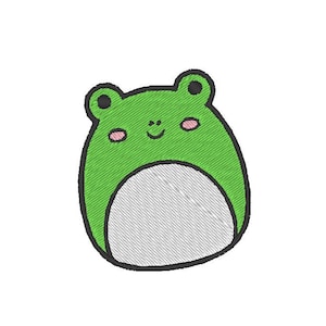 Squishmallow Wendy the Frog embroidery design
