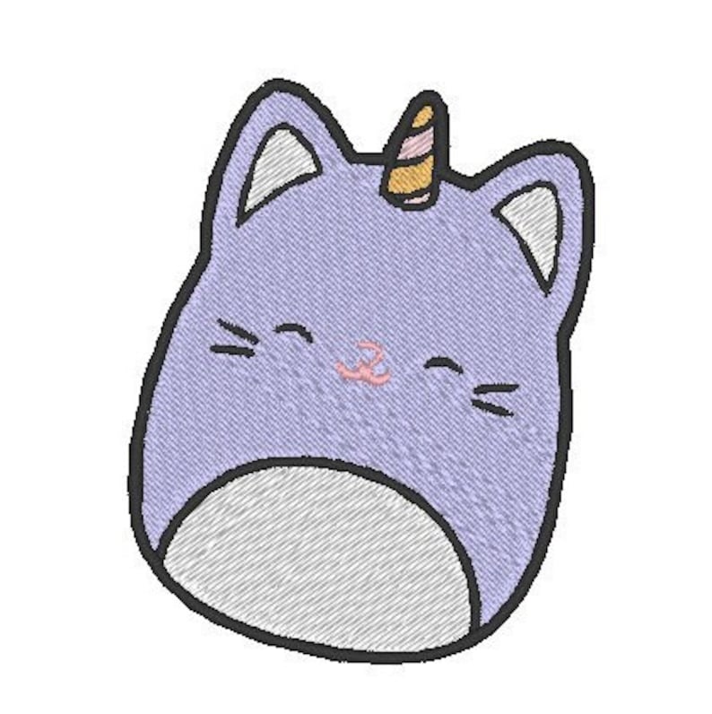 Courtney the Caticorn Squishmallow Embroidery Design Etsy