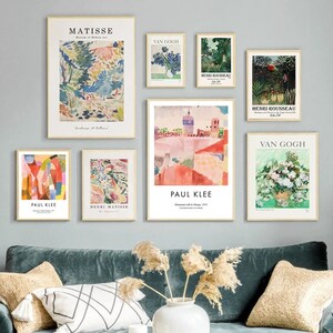 Digital Collection to Print | Van Gogh, Rousseau, Claude Monet, Paul Klee, Matisse
