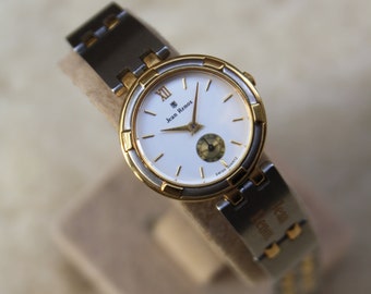 Vintage Jean Ronex Women Swiss Made Watch / 90s Women Watch / Gold/Steel watch / Minimalist women watch / Women watch