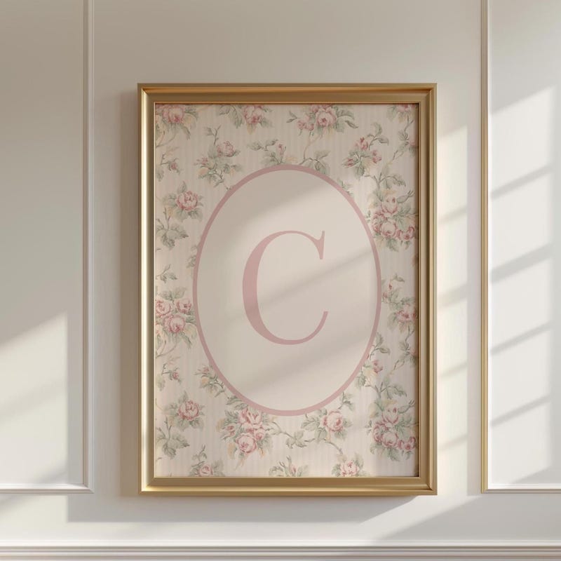 Letter C Pink Printable - Etsy UK