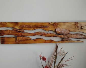 wall decor art gift vintage hanging sculpture