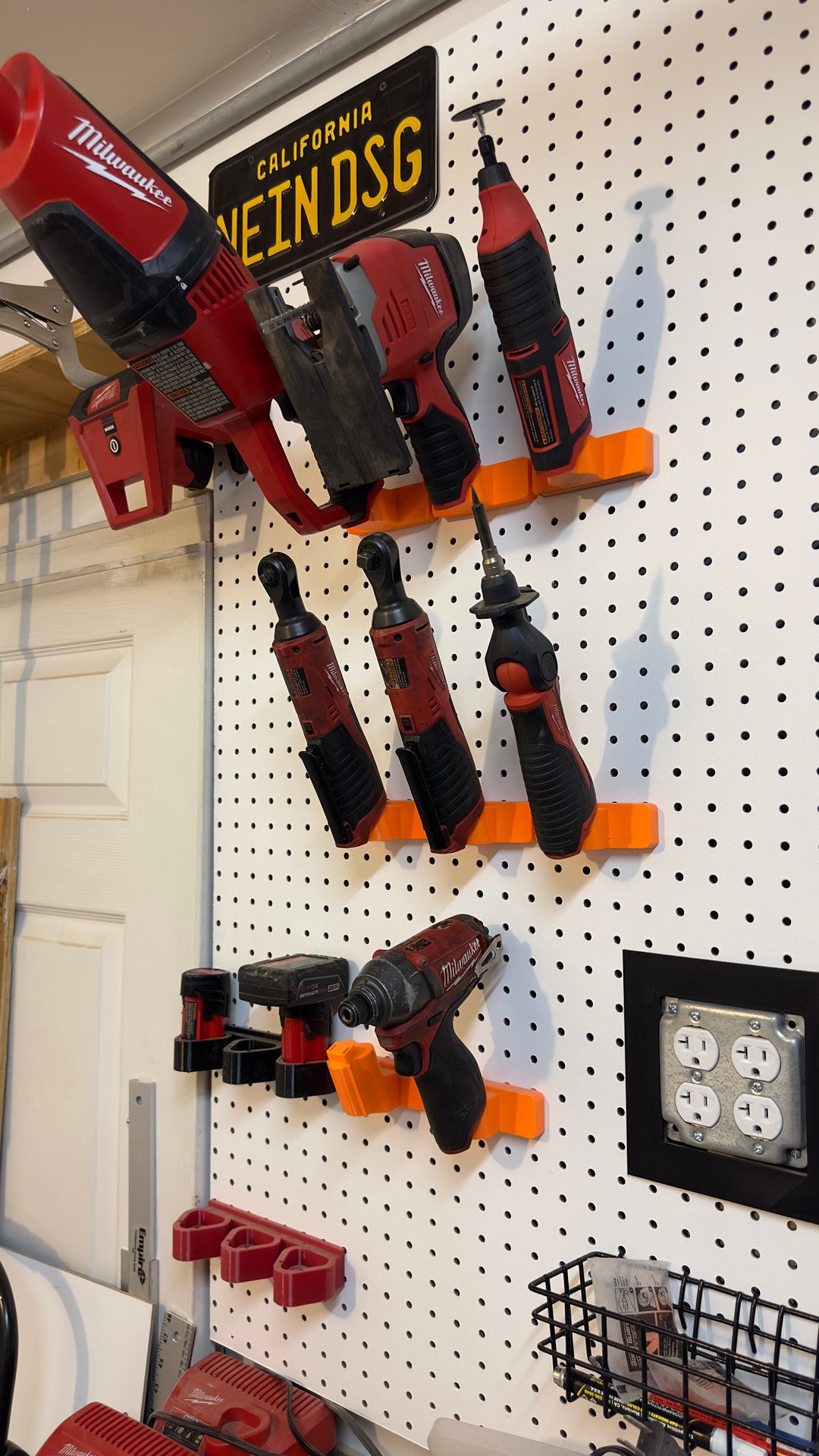Milwaukee M12 Pegboard Tool Holder Etsy
